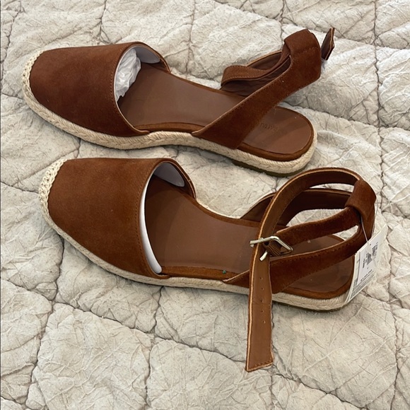Banana Republic Brown Espadrilles with Ankle Strap. Brand new, size 7 - Picture 3 of 10